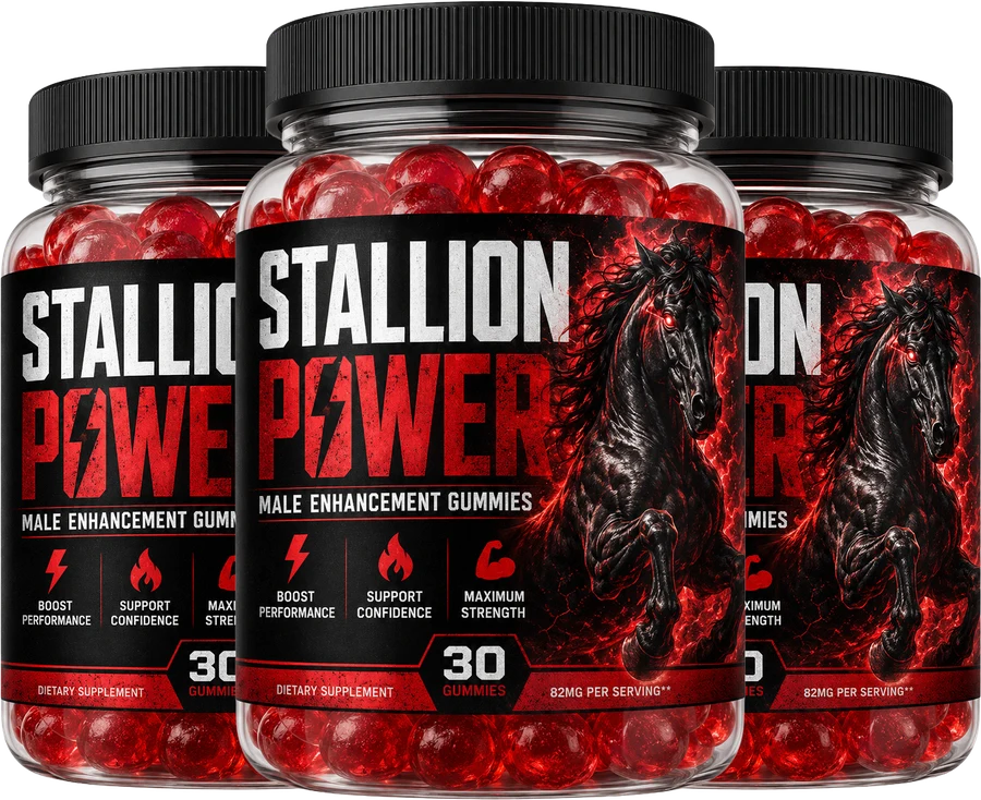 Stallion Power Male Enhancement Gummies — 3 bottle bundle